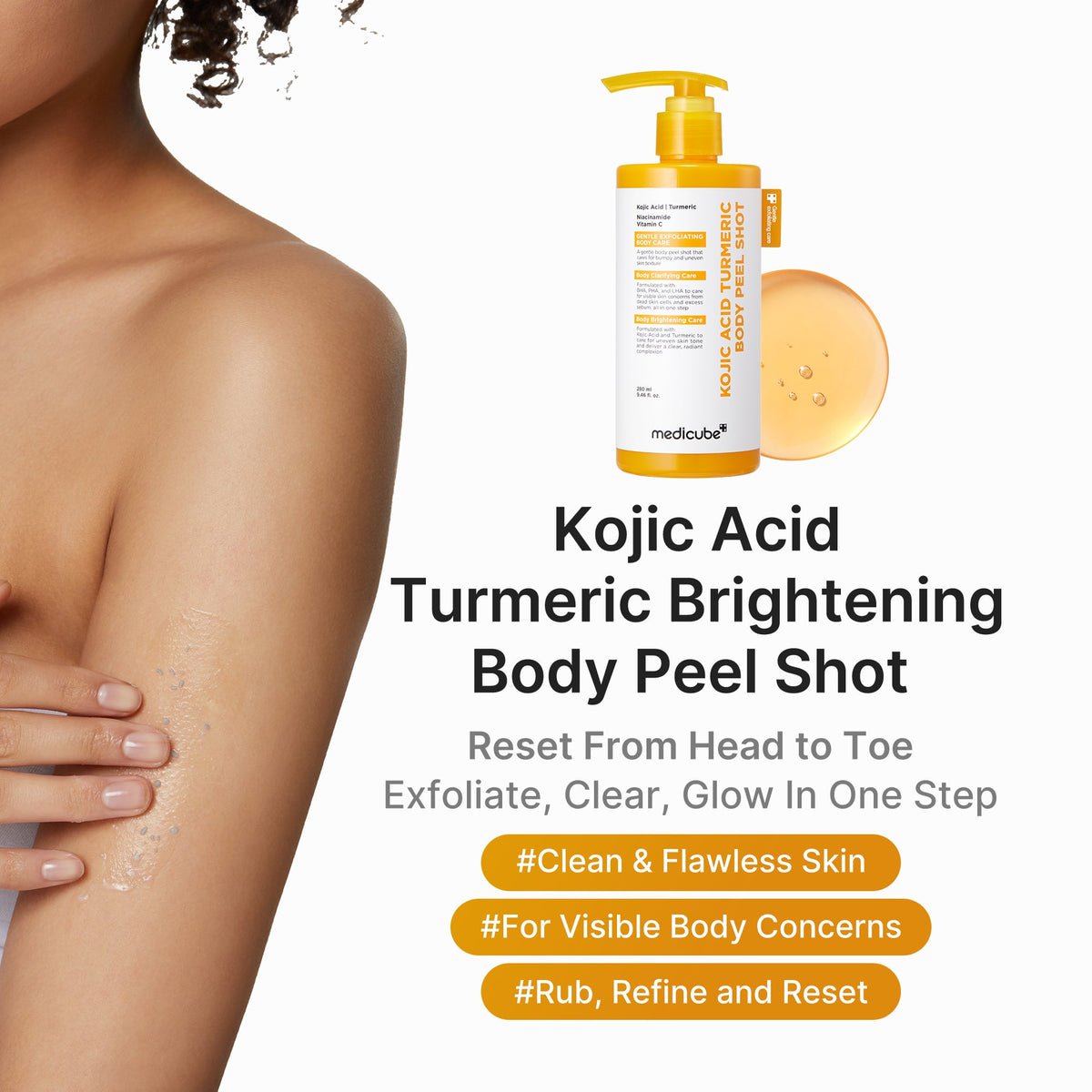 Kojic Acid Turmeric Body Peel Shot A3