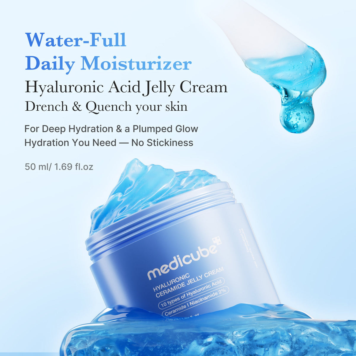 Hyaluronic Ceramide Moisturizing Jelly Cream W4