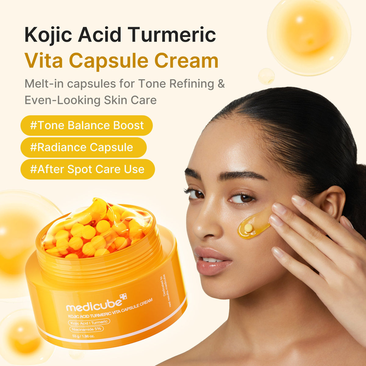 Kojic Acid Turmeric Vita Capsule Cream J9