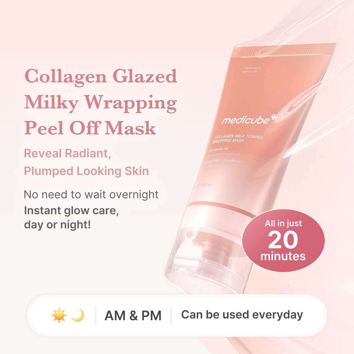 Collagen Milky Glow Daytime Wrapping Mask U8