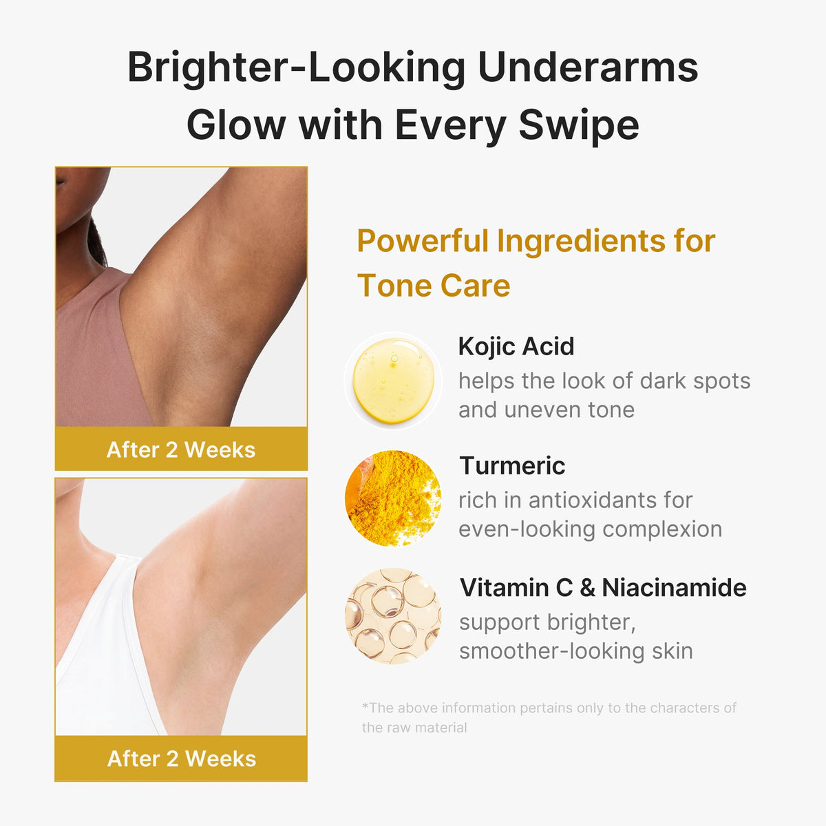 Kojic Acid Brightening Deodorant (Vanilla & Pistachio) U5