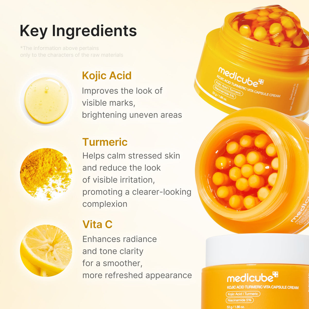 Kojic Acid Turmeric Vita Capsule Cream J9