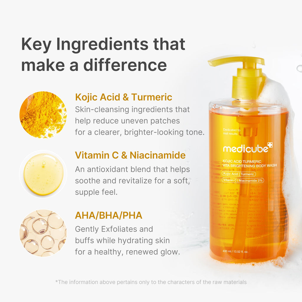 Kojic Acid Turmeric Brightening Body Wash N4