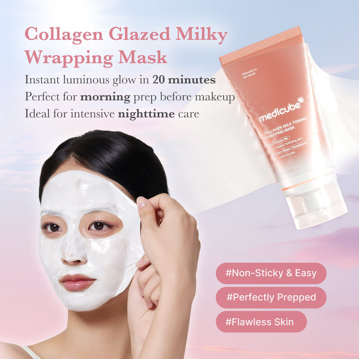 Collagen Milky Glow Daytime Wrapping Mask U8