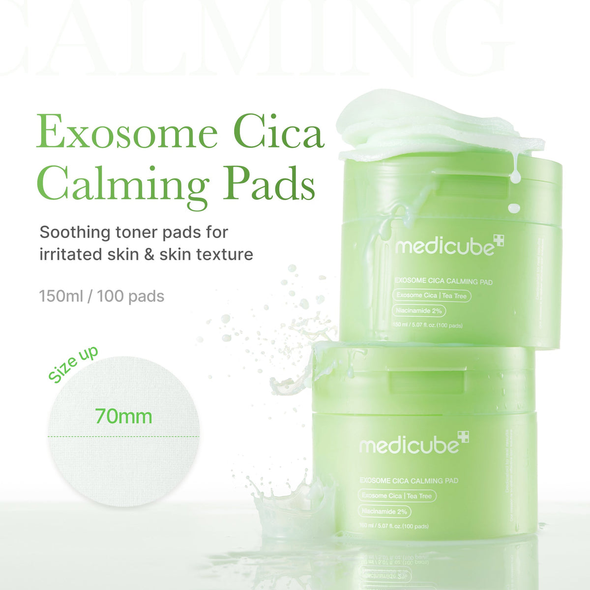 Exosome Cica Calming Toner Pads E9