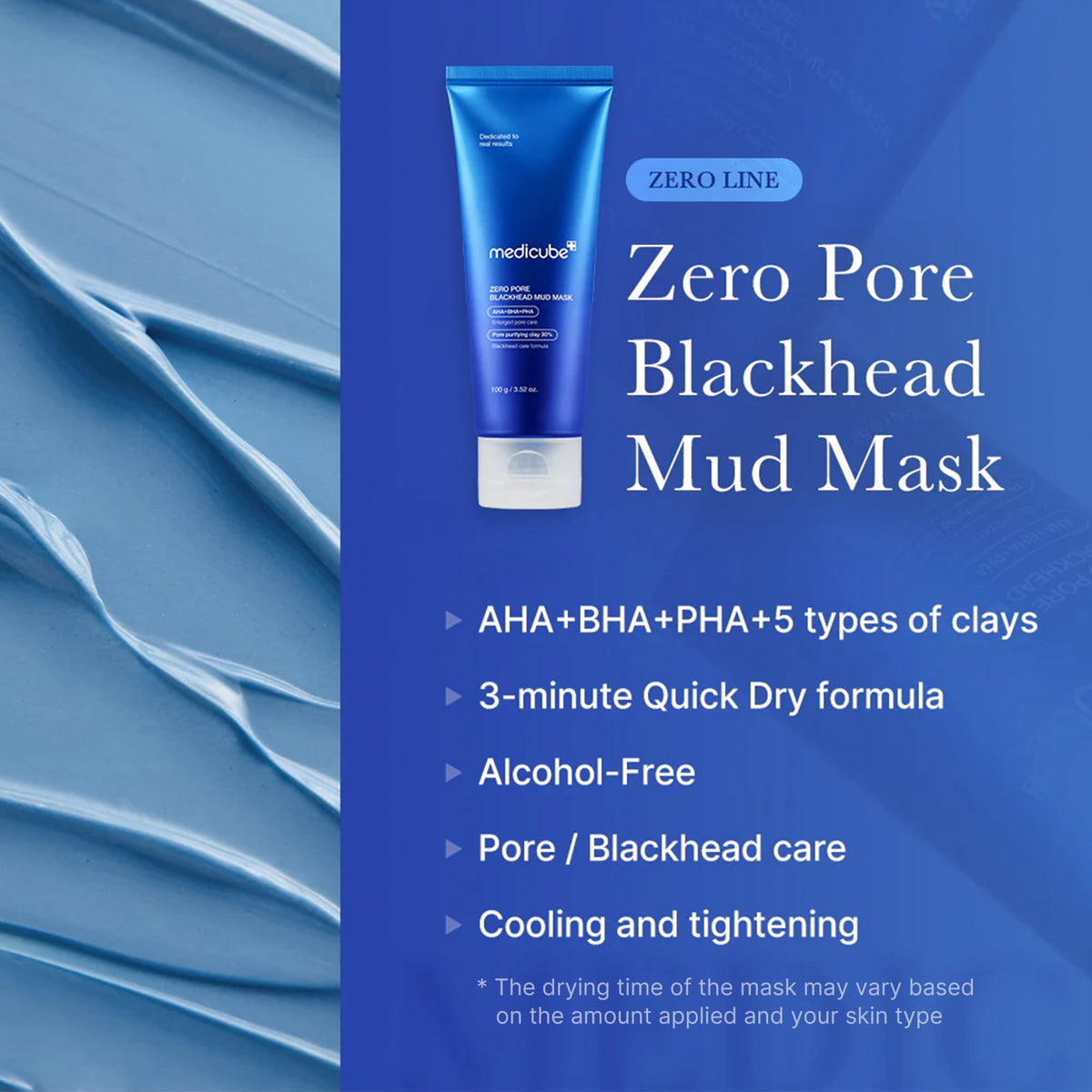 Zero Pore Blackhead Mud Mask T8