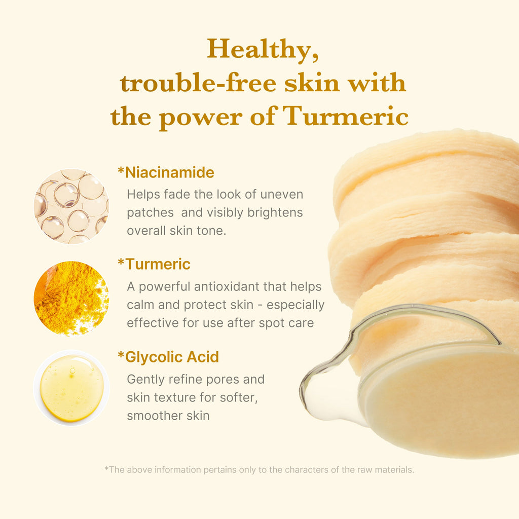 Kojic Acid Tumeric Toner Pad O7