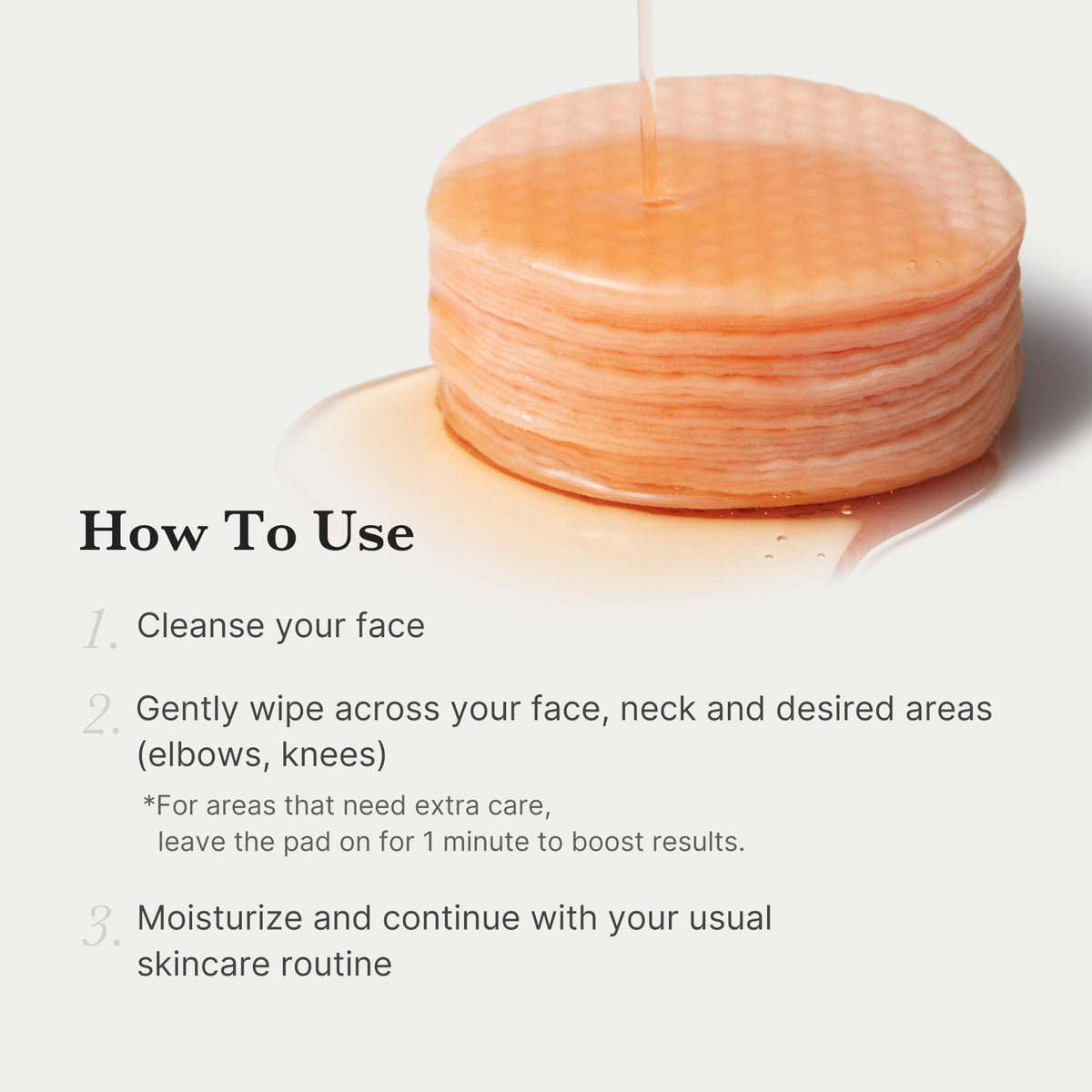 Red Succinic Acid Panthenol Pads F0