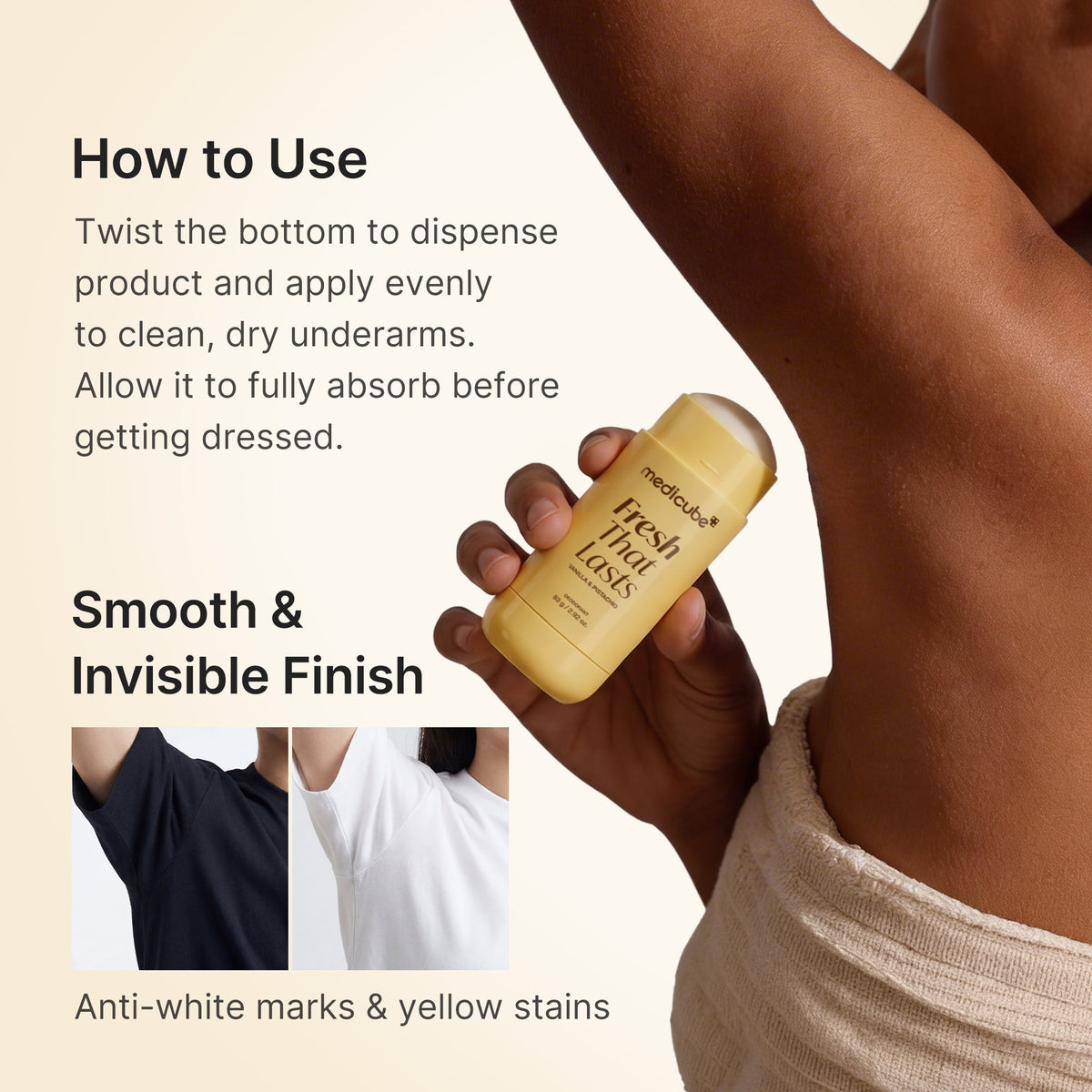 Kojic Acid Brightening Deodorant (Vanilla & Pistachio) U5