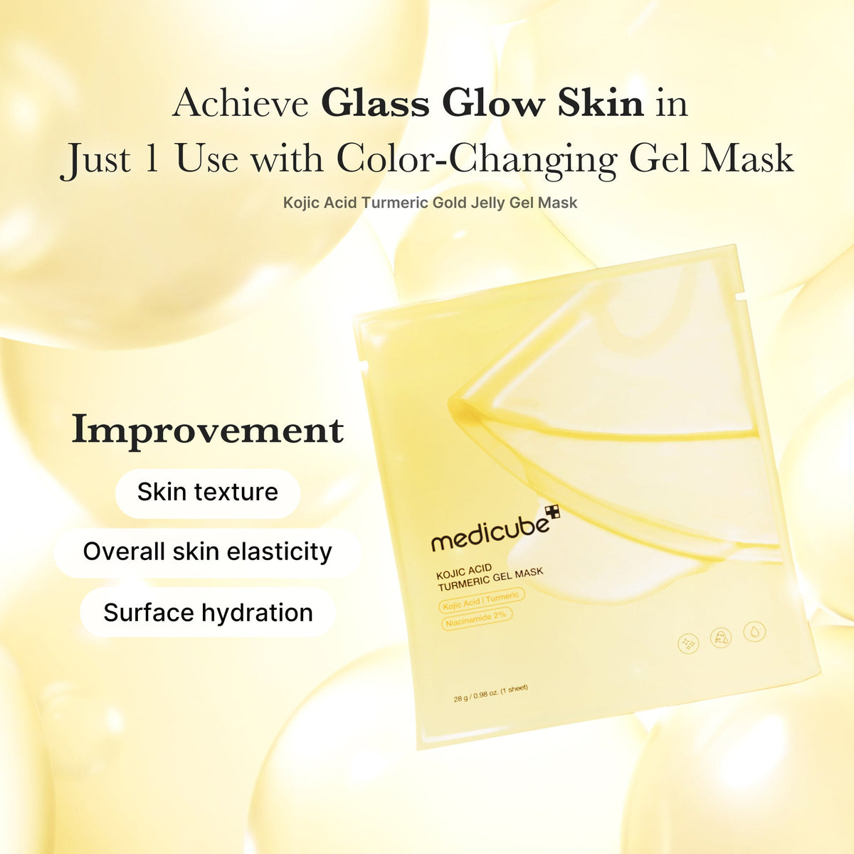 Kojic Acid Turmeric Gold Jelly Gel Mask T9