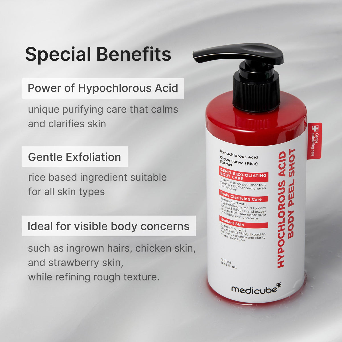 Hypochlorous Acid Rice Body Peel Shot P3