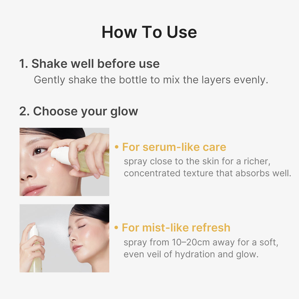 Kojic Acid Turmeric Vitamin Gold Jelly Mist Serum M0
