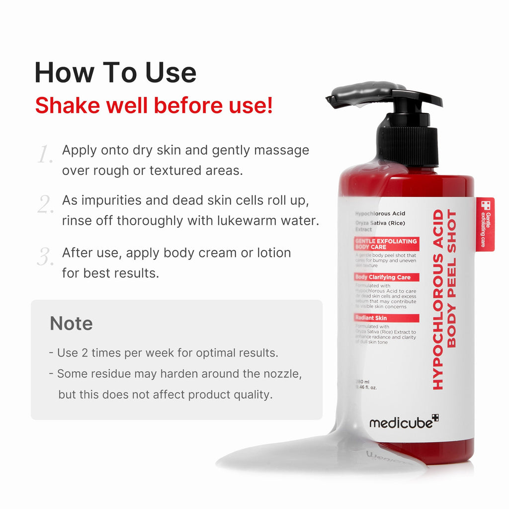 Hypochlorous Acid Rice Body Peel Shot P3
