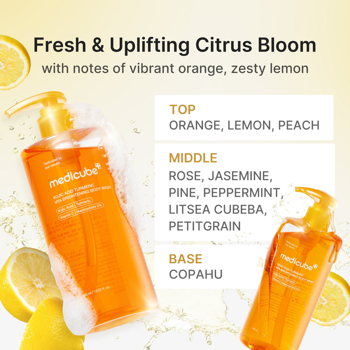 Kojic Acid Turmeric Brightening Body Wash N4