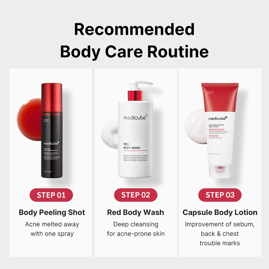 Red Body Peeling Shot Cleanser D1