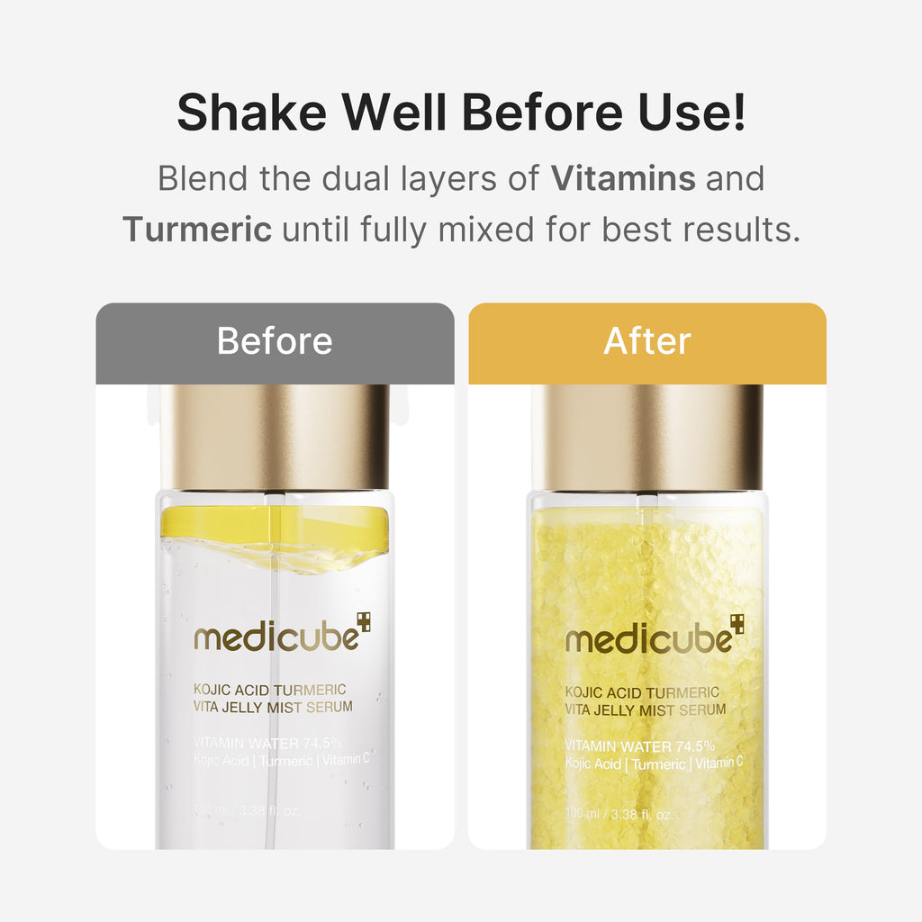 Kojic Acid Turmeric Vitamin Gold Jelly Mist Serum M0