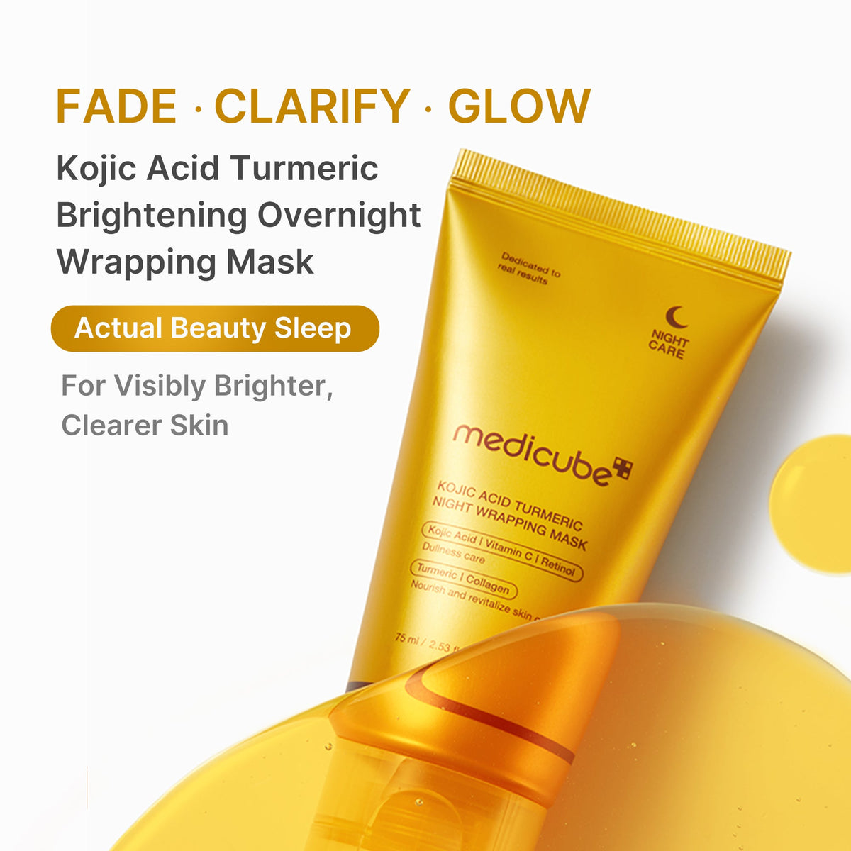 Kojic Acid Turmeric Overnight Wrapping Mask W1