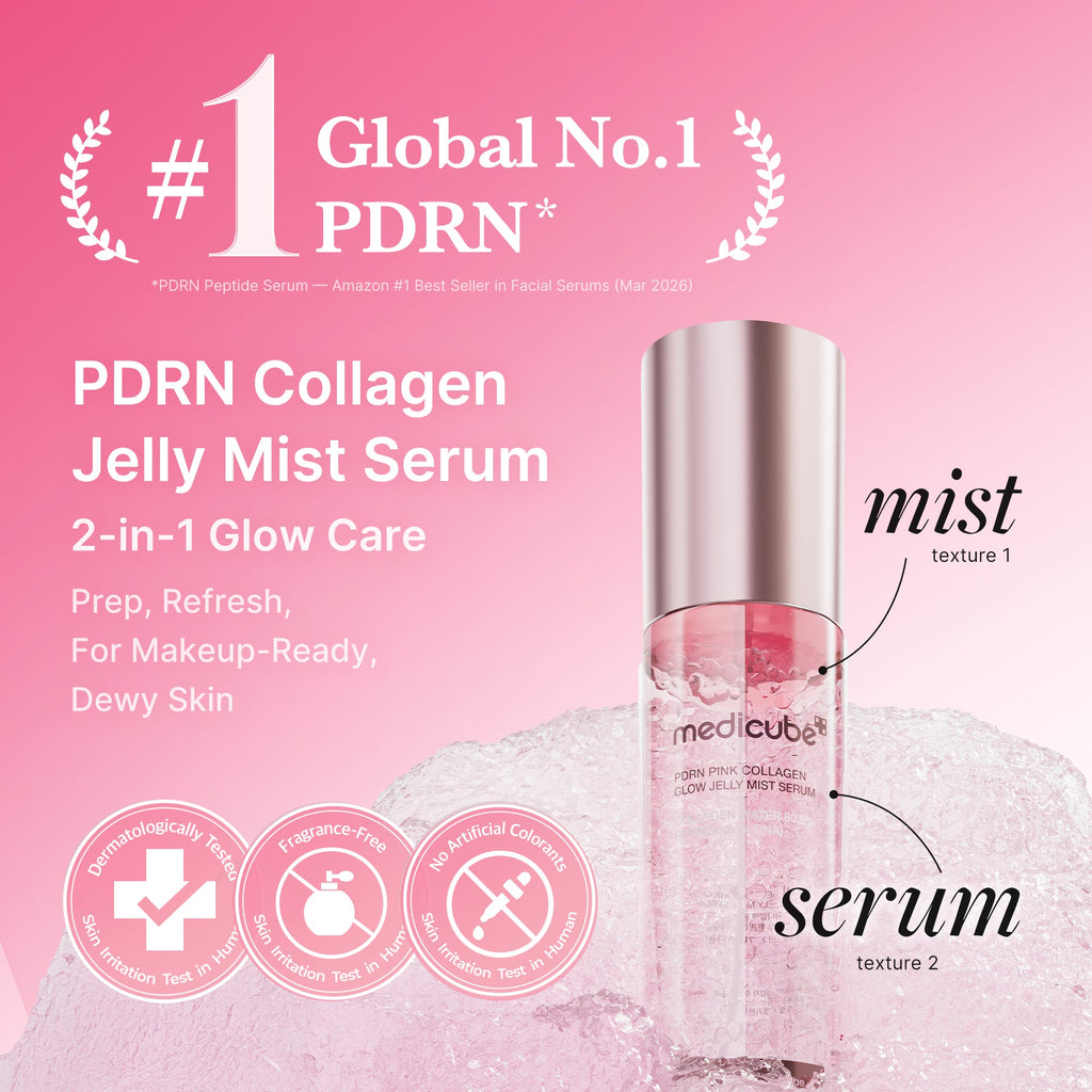 PDRN Pink Collagen Glow Jelly Mist Serum D4