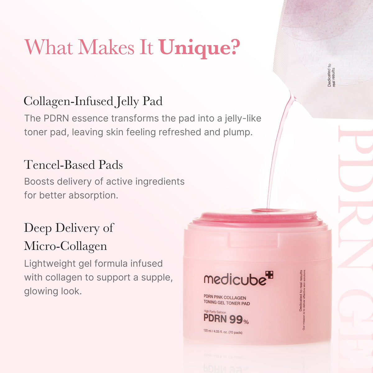 PDRN Pink Collagen Gel Toner Pad S2