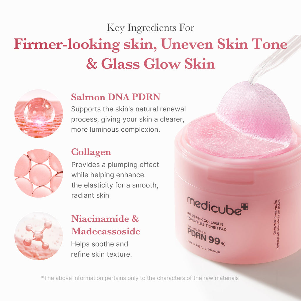 PDRN Pink Collagen Gel Toner Pad S2