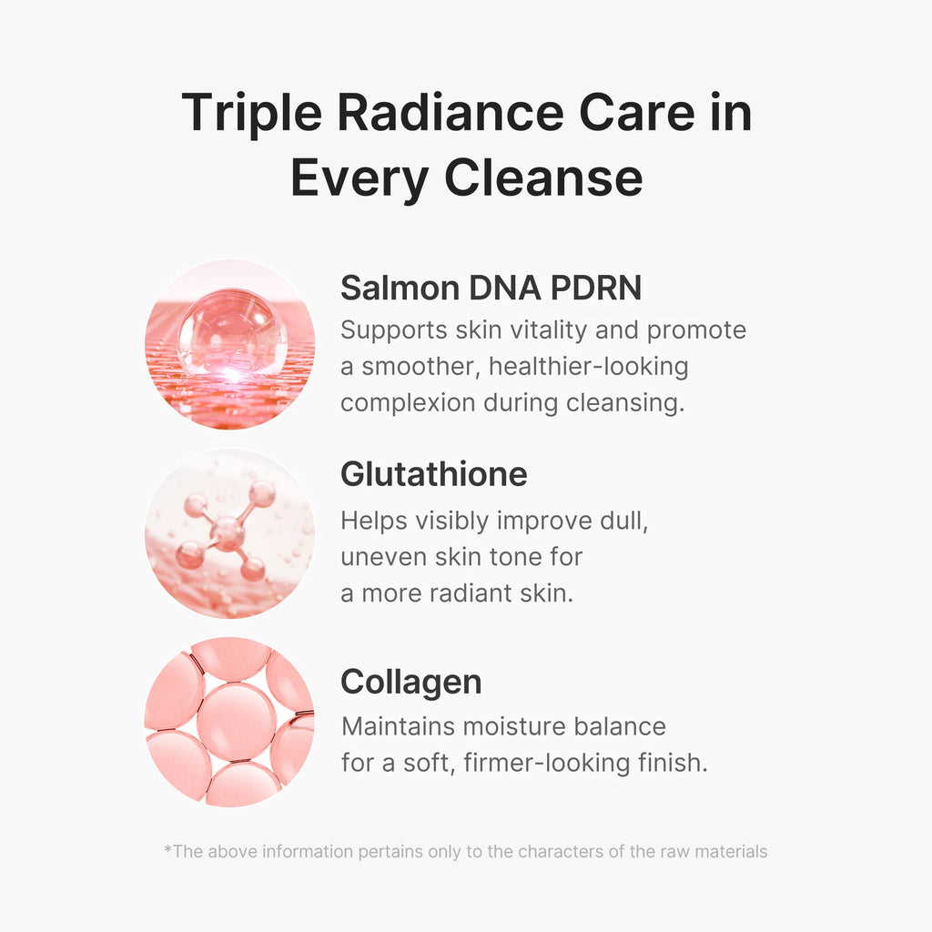 PDRN Pink Glutathione Capsule Foam Cleanser A9