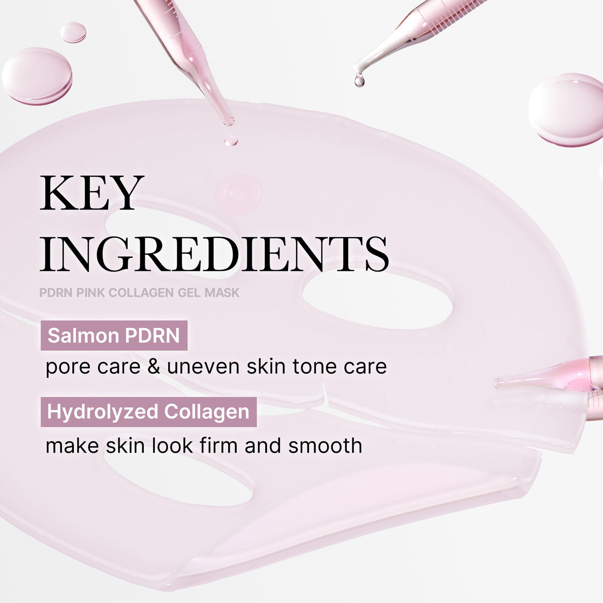 Salmon PDRN Pink Collagen Jelly Gel Mask U8