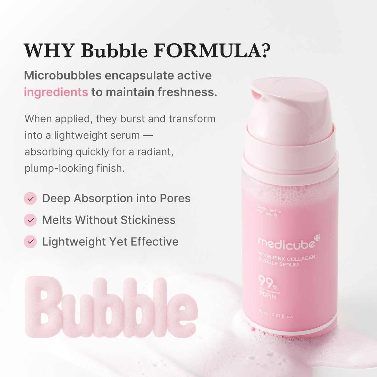 PDRN Pink Collagen Bubble Serum K8