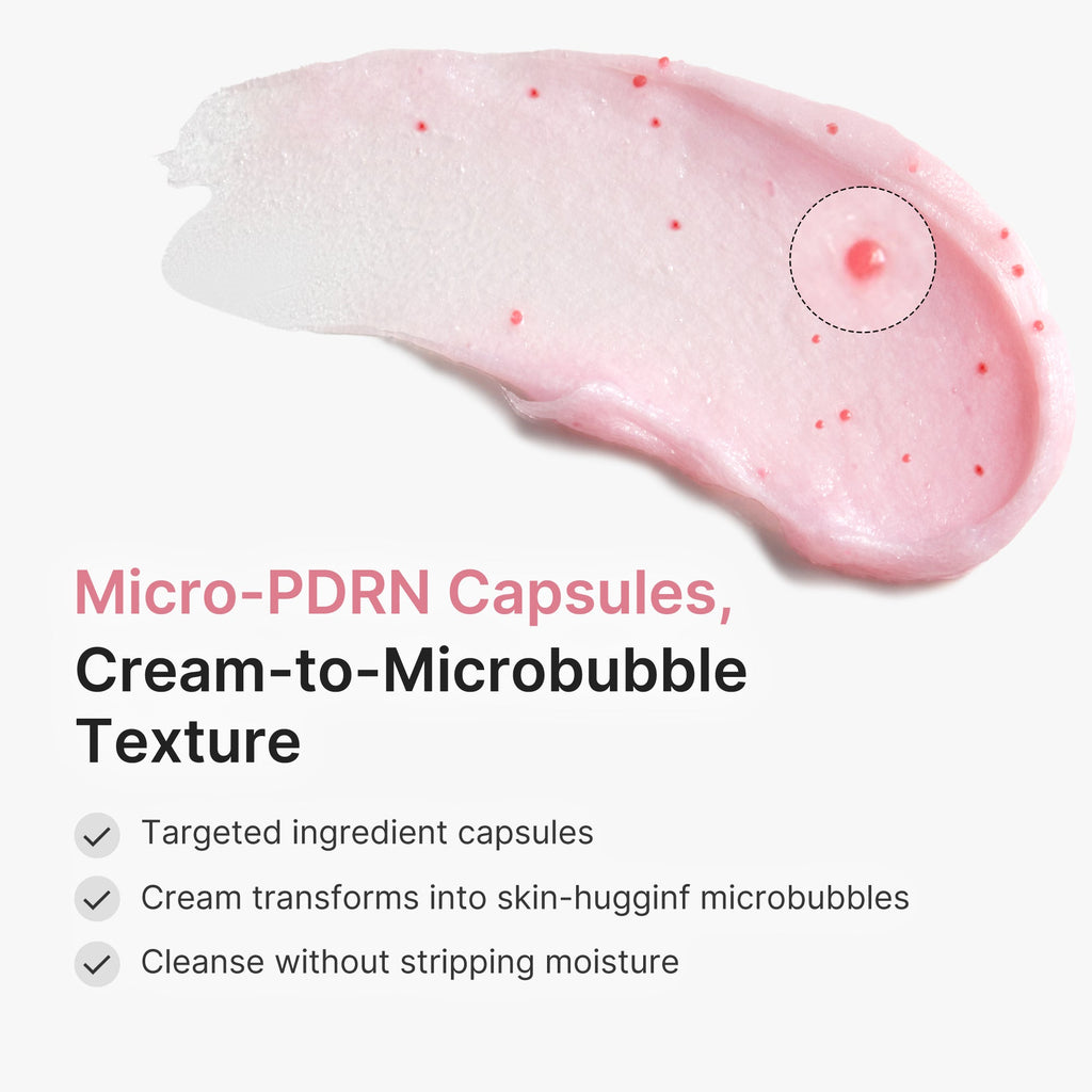 PDRN Pink Glutathione Capsule Foam Cleanser A9
