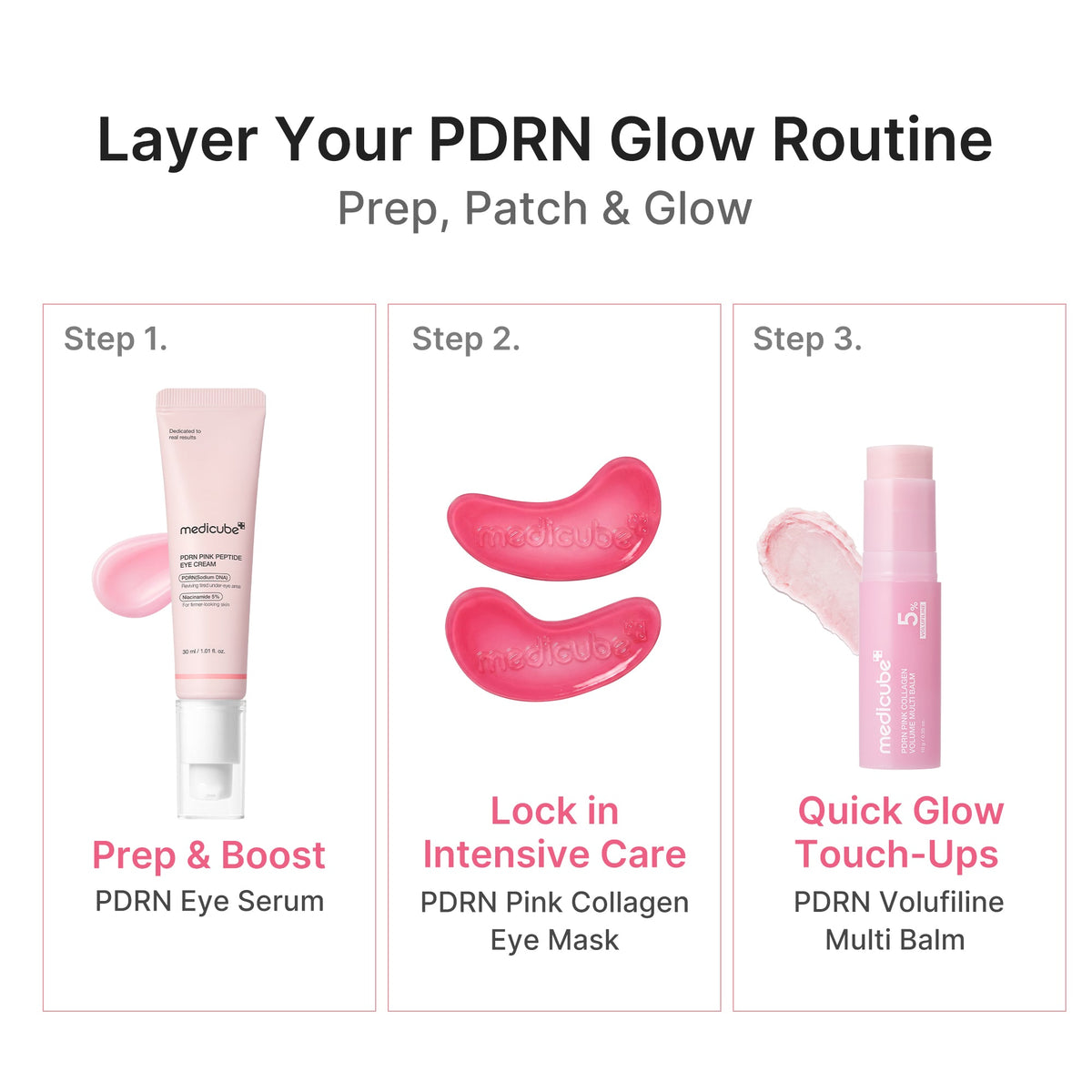 PDRN Pink Collagen Jelly Eye Mask J0