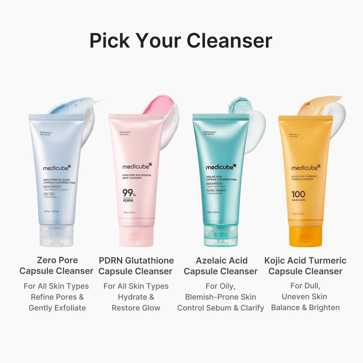 PDRN Pink Glutathione Capsule Foam Cleanser A9